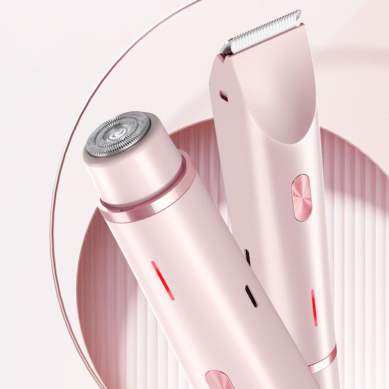 📢📢68% de réduction !!! 🎅Rasoir à Double Tête Étanche IPX7 pour Femmes