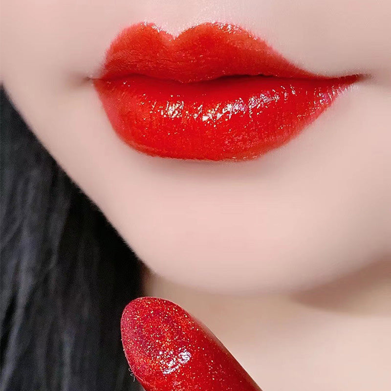 🔥 Promotion Éclair de Noël – 49% de réduction ! 💄 Rouge à Lèvres Pailleté Hydratant qui Change de Couleur – Double Couche, Longue Tenue & Activation Thermique
