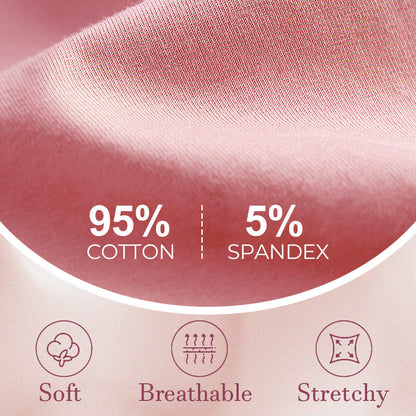 (Achetez 5, obtenez 5 gratuits) Culottes à Taille Haute Anti-fuite en Coton et Taille Plus