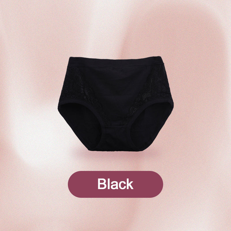 (Achetez 5, obtenez 5 gratuits) Culottes à Taille Haute Anti-fuite en Coton et Taille Plus