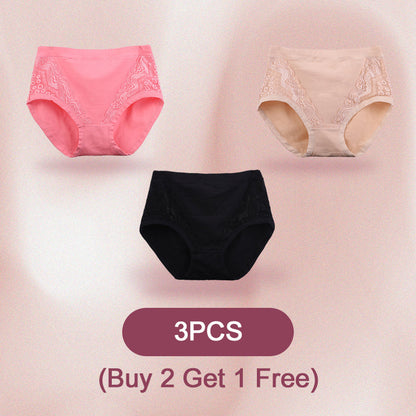 (Achetez 5, obtenez 5 gratuits) Culottes à Taille Haute Anti-fuite en Coton et Taille Plus