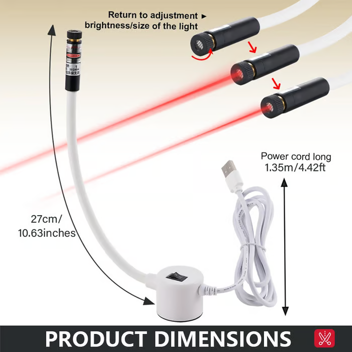 🔥Soldes exceptionnels 50 % de réduction🪡Lampe magnétique de positionnement pour machine à coudre