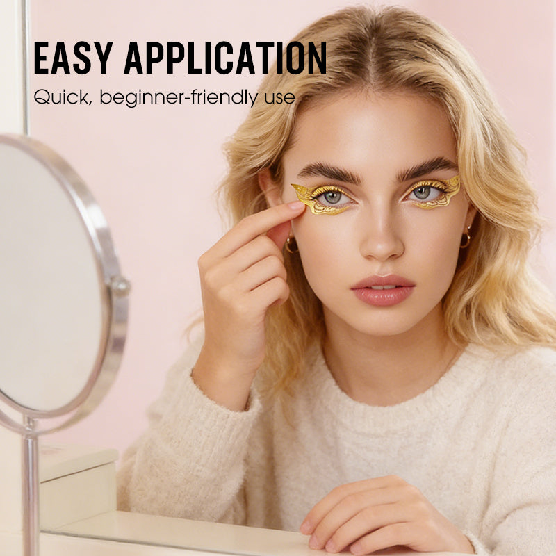 💖Autocollants de maquillage doré longue tenue pour les yeux💖