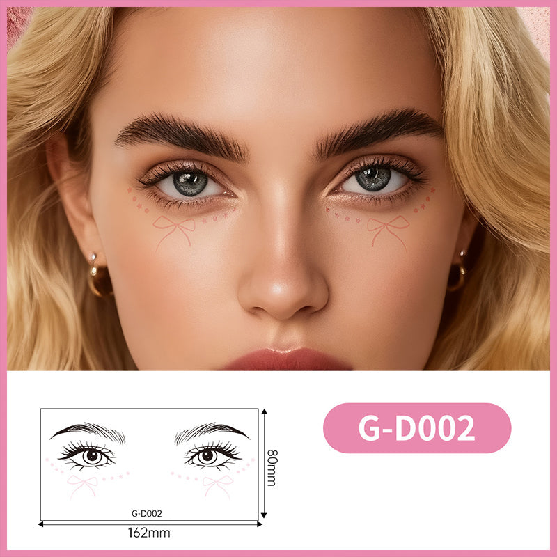💖Autocollants de maquillage doré longue tenue pour les yeux💖