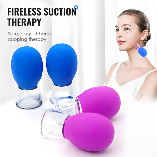 Ventouses de massage à aspiration sous vide en verre et en silicone