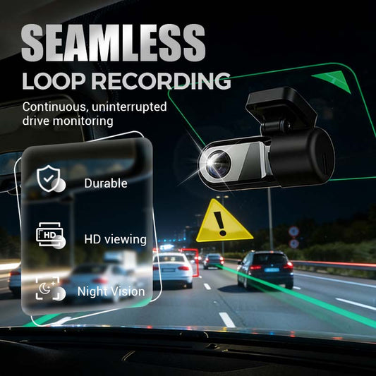 ⚡Mini dashcam HD avec vision nocturne