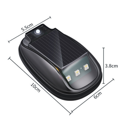 Lumière solaire étanche pour toit de voiture avec télécommande