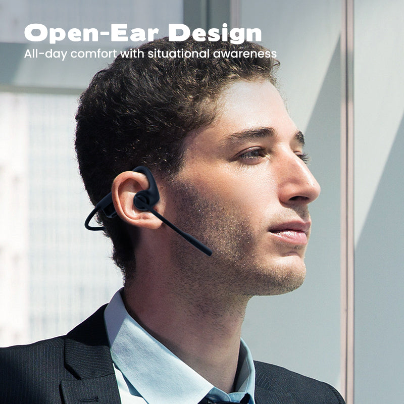 🎁 Promotion spéciale -63 % 🔥 Casque Bluetooth sans fil à conduction aérienne avec microphone