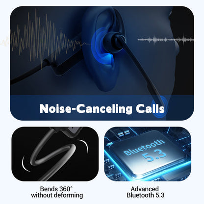 🎁 Promotion spéciale -63 % 🔥 Casque Bluetooth sans fil à conduction aérienne avec microphone