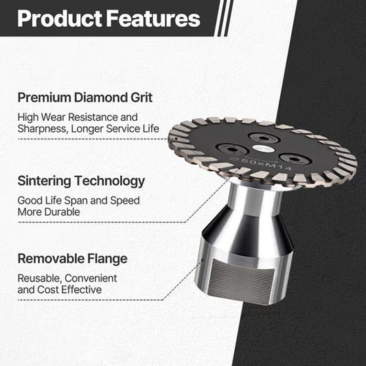 Lame Diamant M14 pour Découpe de Pierres et Carrelage
