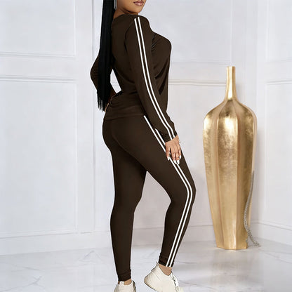 ⛄ Offre Spéciale Hiver：60 % de réduction 🏃‍♀️ Ensemble Survêtement 2 Pièces Femme – Manches Longues, Tissu Confortable & Style Décontracté Sportif 🧥✨