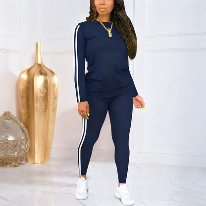 ⛄ Offre Spéciale Hiver：60 % de réduction 🏃‍♀️ Ensemble Survêtement 2 Pièces Femme – Manches Longues, Tissu Confortable & Style Décontracté Sportif 🧥✨