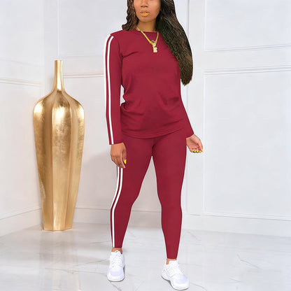 ⛄ Offre Spéciale Hiver：60 % de réduction 🏃‍♀️ Ensemble Survêtement 2 Pièces Femme – Manches Longues, Tissu Confortable & Style Décontracté Sportif 🧥✨