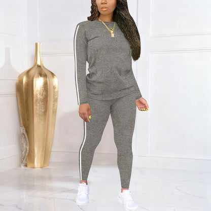 ⛄ Offre Spéciale Hiver：60 % de réduction 🏃‍♀️ Ensemble Survêtement 2 Pièces Femme – Manches Longues, Tissu Confortable & Style Décontracté Sportif 🧥✨