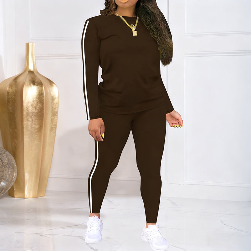 ⛄ Offre Spéciale Hiver：60 % de réduction 🏃‍♀️ Ensemble Survêtement 2 Pièces Femme – Manches Longues, Tissu Confortable & Style Décontracté Sportif 🧥✨