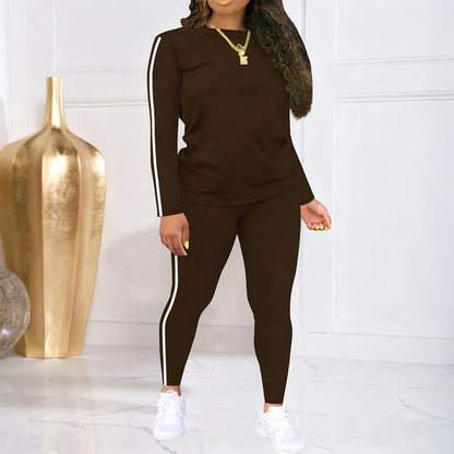 ⛄ Offre Spéciale Hiver：60 % de réduction 🏃‍♀️ Ensemble Survêtement 2 Pièces Femme – Manches Longues, Tissu Confortable & Style Décontracté Sportif 🧥✨