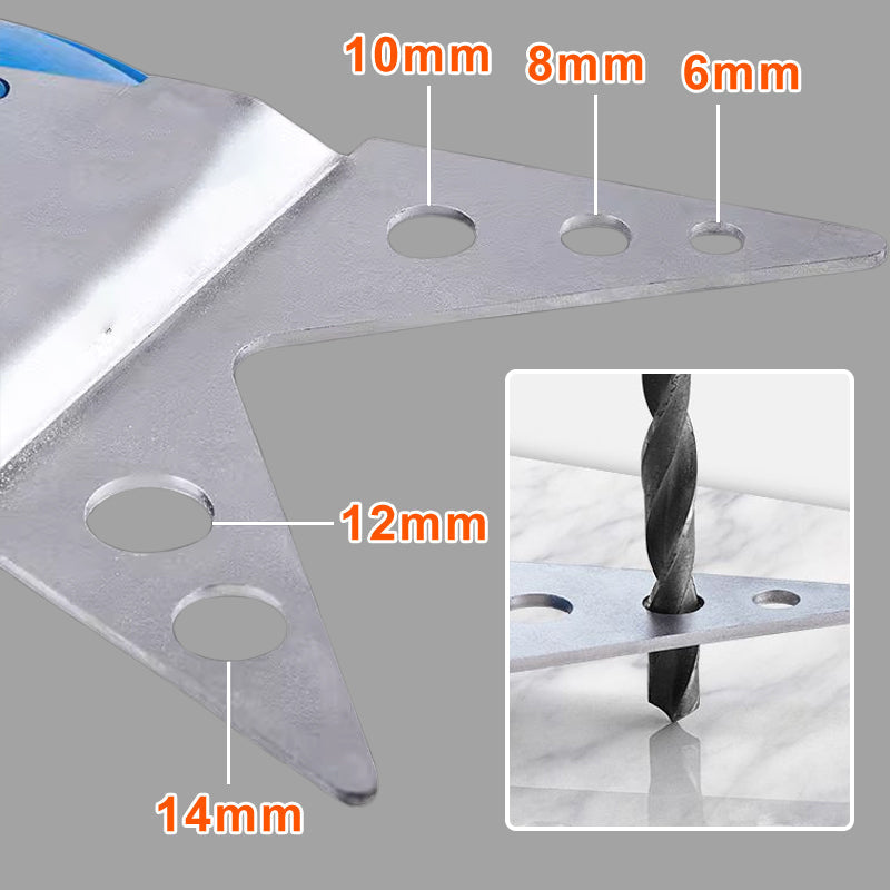 Fixateur de positionnement précis d'ouverture de carrelage à ventouse