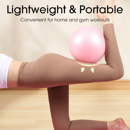 🤸‍♀️ 60% de réduction ! ⚽ Ballon Pilates 9 Pouces – Anti-Éclatement, Pompe Incluse & Idéal pour Fitness 📦💪
