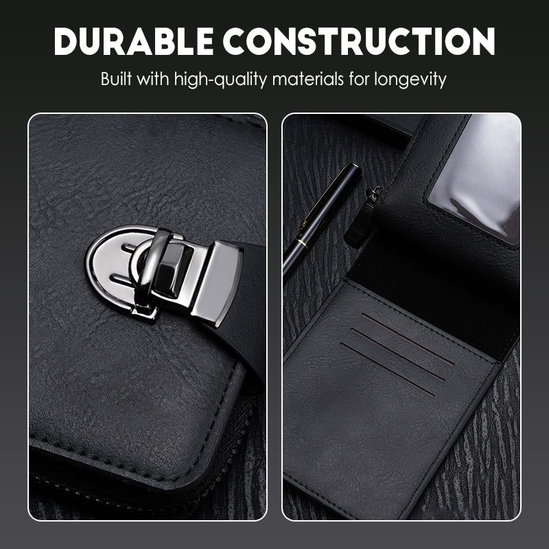 🔥Portefeuille Vintage Compact à Fermeture Éclair pour Hommes