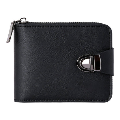 🔥Portefeuille Vintage Compact à Fermeture Éclair pour Hommes