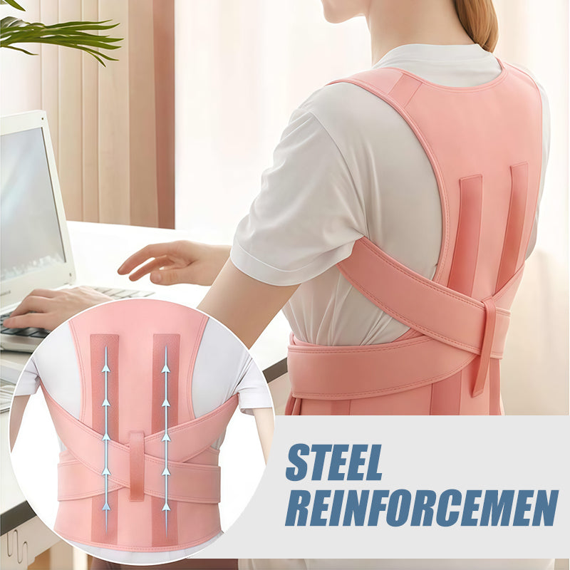 Correcteur de Posture avec Support Dorsal en Plaque d'Acier