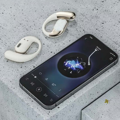 🎧 50 % DE RÉDUCTION MAINTENANT ! ⚡ Écouteurs sans fil à oreille ouverte – Légers, son clair et sans danger pour une utilisation en extérieur 🏃‍♂️✨
