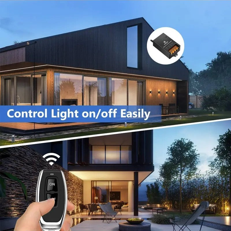 📢📢50% DE RÉDUCTION ! 📡⚡ Kit Sans Fil Interrupteur + Récepteur – Contrôle à 100 m, 30 A & Installation Sans Câblage ⚙️