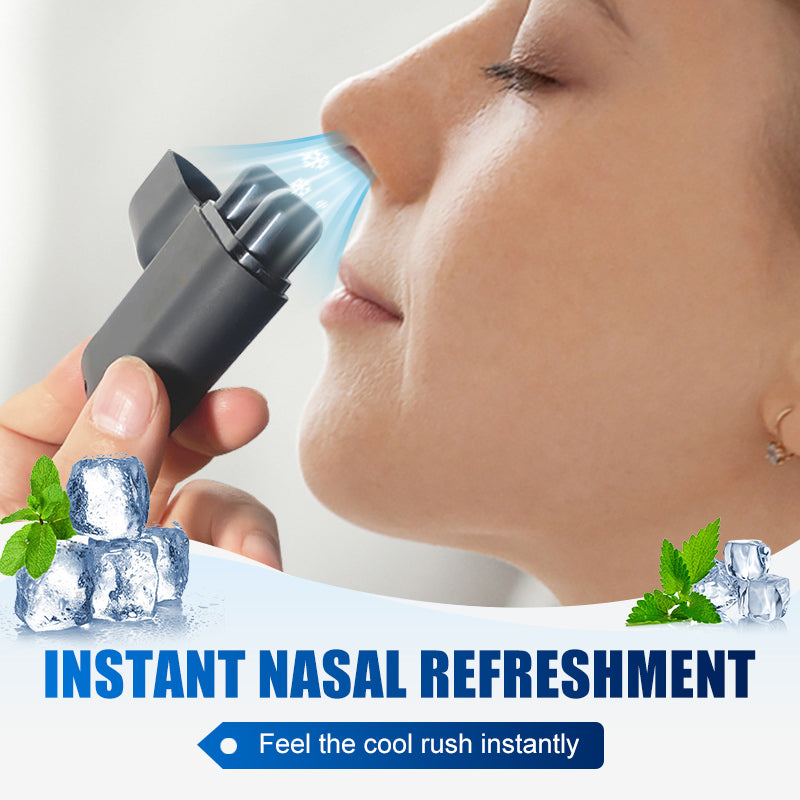 ⚡ Concentration Express & Anti-Somnolence – Inhalateur Nasal 2 en 1 Aromathérapie ❄️【ACHAT SÉCURISÉ】