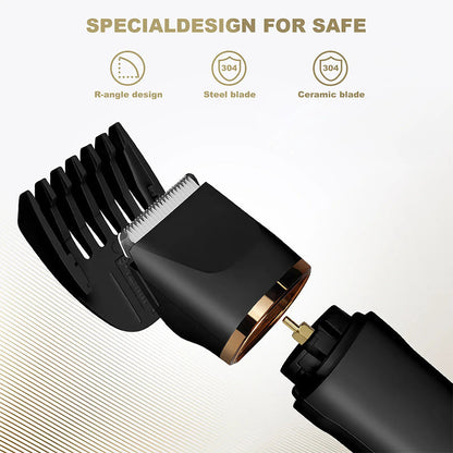 💇‍♂️ 50% DE RÉDUCTION! 🔥 Tondeuse Électrique 3 en 1 pour Poils Corporels – Sans Fil, Précise & Idéale Pour Une Toilette Intime Confortable 🪒