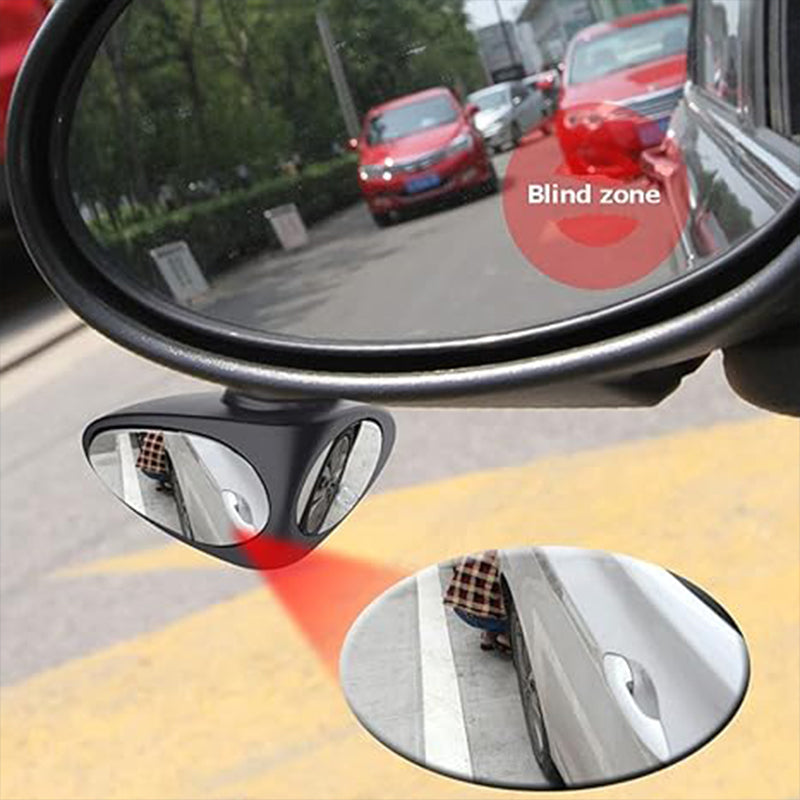 🚗 Offre Super Sécurité Parking ! 🔍 Rétroviseur Extérieur HD Étanche Double Face – Idéal pour le stationnement, changement de voie et espaces restreints 🌧️ | Rotation 360°, large champ de vision & antibuée ✅