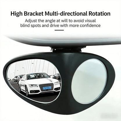 🚗 Offre Super Sécurité Parking ! 🔍 Rétroviseur Extérieur HD Étanche Double Face – Idéal pour le stationnement, changement de voie et espaces restreints 🌧️ | Rotation 360°, large champ de vision & antibuée ✅