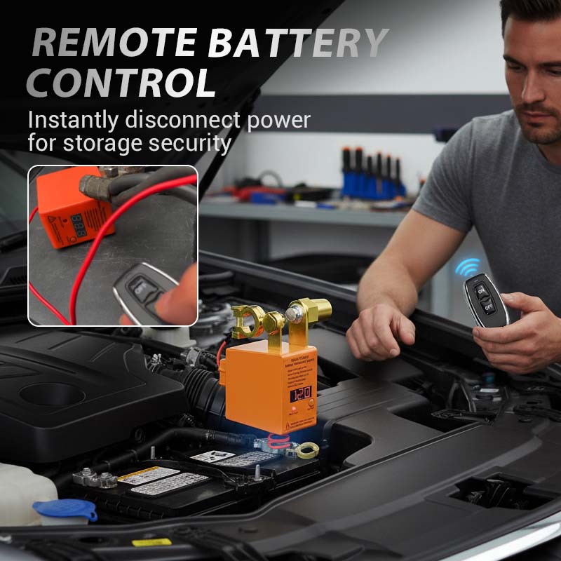 Kit d'interrupteur de déconnexion de batterie de voiture par télécommande