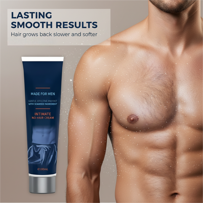 🧴 ACHETEZ 2, OFFERT 1 ! ✨ Crème Dépilatoire Homme à Action Rapide – Peau Lisse, Sans Irritation & Formule Nourrissante 🌿