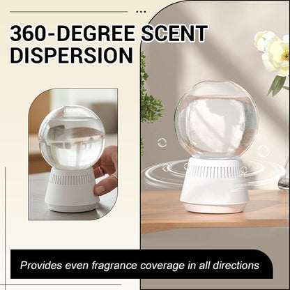 Diffuseur d’Aromathérapie Inversé en Forme de Boule à Neige