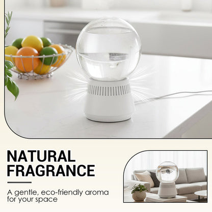 Diffuseur d’Aromathérapie Inversé en Forme de Boule à Neige
