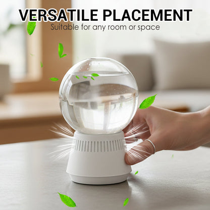 Diffuseur d’Aromathérapie Inversé en Forme de Boule à Neige