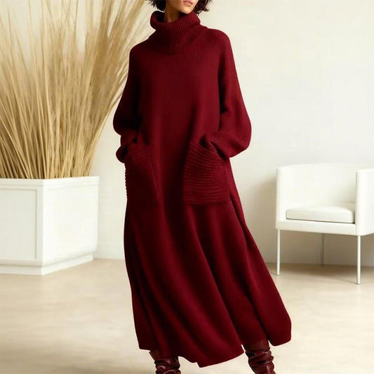 ✨️DERNIER JOUR - OFFRE SPÉCIALE -60%⏰Robe pull à col roulé et manches longues pour femme