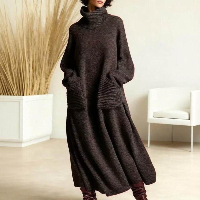 ✨️DERNIER JOUR - OFFRE SPÉCIALE -60%⏰Robe pull à col roulé et manches longues pour femme