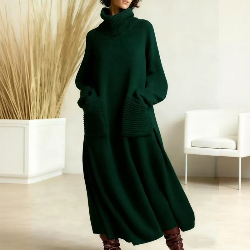 ✨️DERNIER JOUR - OFFRE SPÉCIALE -60%⏰Robe pull à col roulé et manches longues pour femme