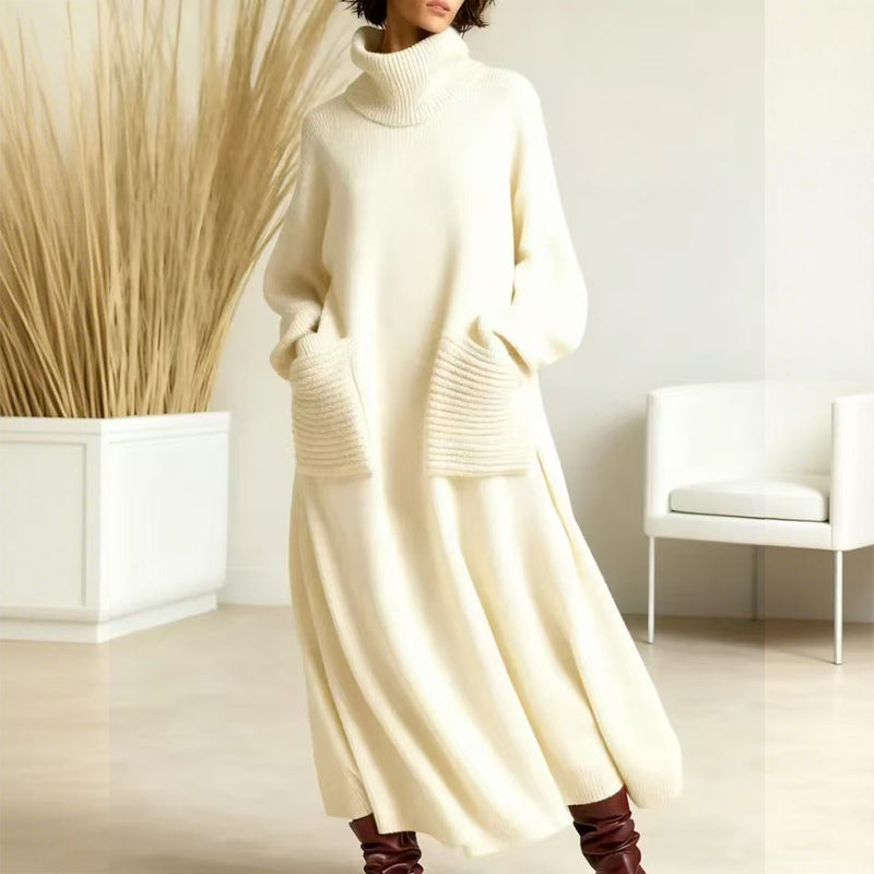 ✨️DERNIER JOUR - OFFRE SPÉCIALE -60%⏰Robe pull à col roulé et manches longues pour femme
