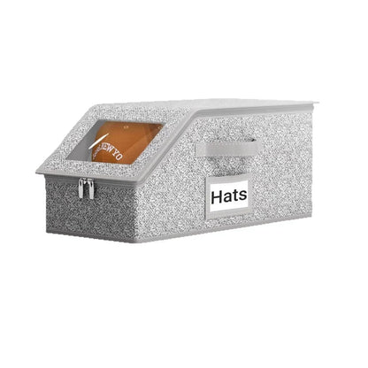 🧢 60% DE RÉDUCTION ! 🎉 Boîtes Empilables pour Casquettes – Transparentes, Modulables & Gain de Place ⚾📦