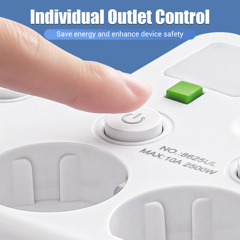 📢📢50 %  DE RÉDUCTION !! ⏰Multiprise intelligente avec ports USB