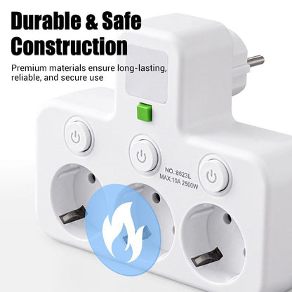 📢📢50 %  DE RÉDUCTION !! ⏰Multiprise intelligente avec ports USB