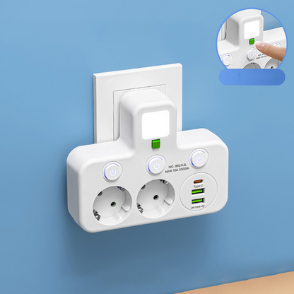 📢📢50 %  DE RÉDUCTION !! ⏰Multiprise intelligente avec ports USB