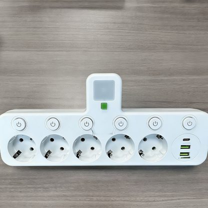 📢📢50 %  DE RÉDUCTION !! ⏰Multiprise intelligente avec ports USB