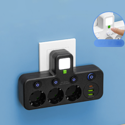 📢📢50 %  DE RÉDUCTION !! ⏰Multiprise intelligente avec ports USB