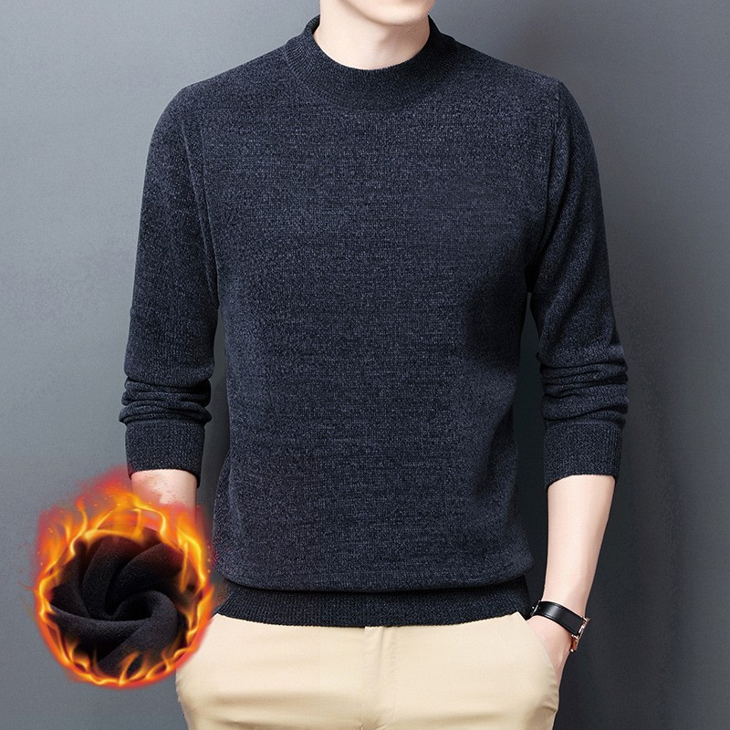 📢📢60 %  RABATT !! ⏰Thermofutter-Pullover mit Stehkragen für Herren