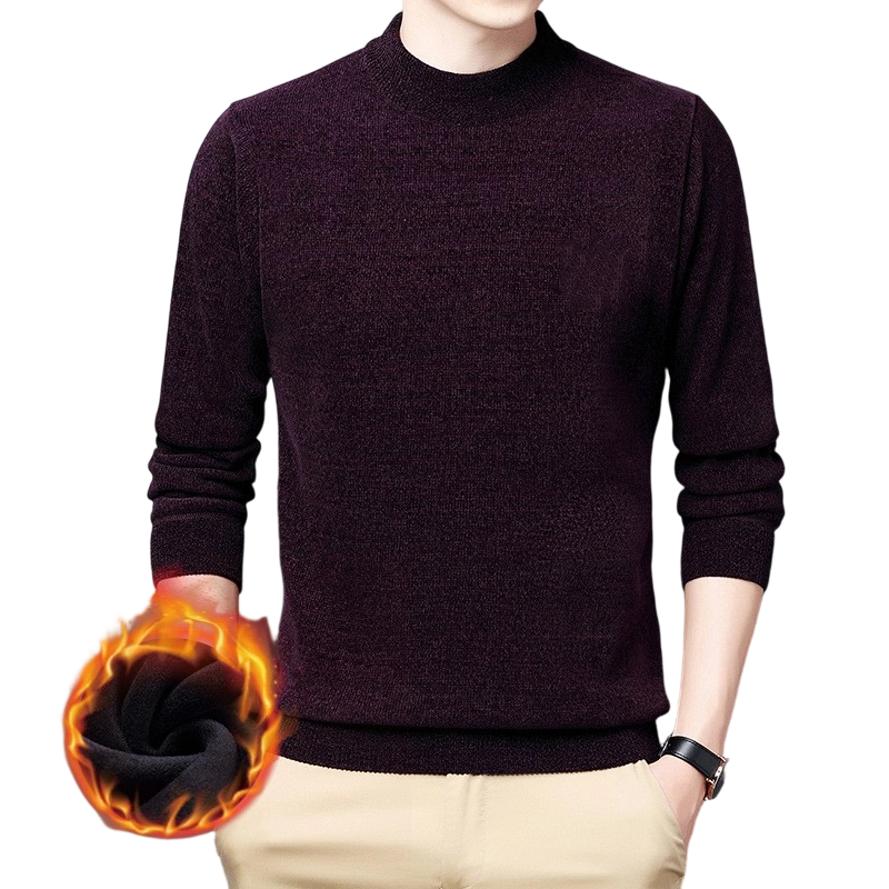 📢📢60 %  RABATT !! ⏰Thermofutter-Pullover mit Stehkragen für Herren