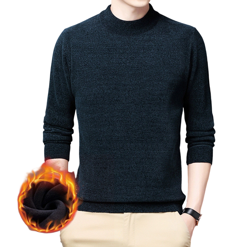📢📢60 %  RABATT !! ⏰Thermofutter-Pullover mit Stehkragen für Herren