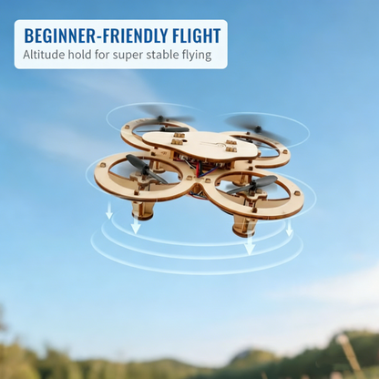 ✈️Kit de construction de drone en bois à monter soi-même pour enfants 🎁💥Livraison gratuite🚀